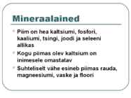Toiduainete õpetus #10