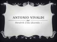 Antonio Vivaldi