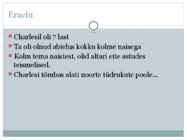 Charlie Chaplin ettekanne #7