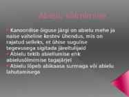 Abiellumise tavad erinevates riikides #3