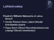 Friedrich Nietzsche #3