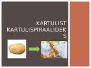 Kartulist kartulispiraalideks
