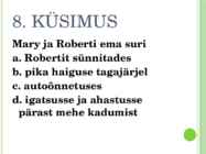Lugemistest-kapten granti lapsed #9