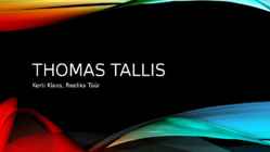 Thomas Tallis