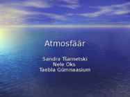 Atmosfäär - koostis-ehitus