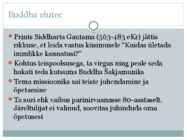 Buddha elust ja missioonist #3