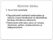 Dekaloog ehk 10 käsku #11