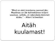 Dekaloog ehk 10 käsku #15