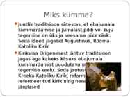Dekaloog ehk 10 käsku #4