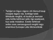 Teadlik tarbimine #6
