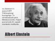 Albert Einstein ja Max Planck powerpoint #2