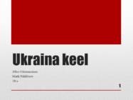 Ukraina keel