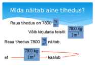 Aine tihedus #3