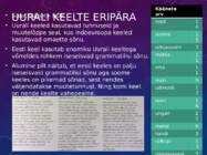 Soome-ugri keelkond #11