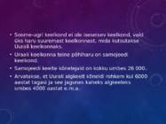 Soome-ugri keelkond #4