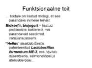 Rakendusbioloogia jaotusmaterjalid #2
