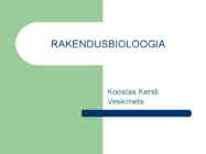 Rakendusbioloogia jaotusmaterjalid