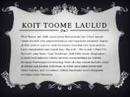 Koit Toome #5