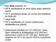 Esitlus Läänemere ökoloogilisest olukorrast #2