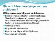 Esitlus Läänemere ökoloogilisest olukorrast #4