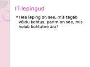 IT õigus #38