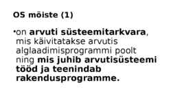 Operatsioonisüsteem #6