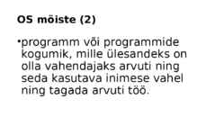 Operatsioonisüsteem #7