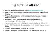 Kultuuri arengu seoseid ühiskonna korralduse-majanduse ja haridusega #12
