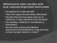 Retsensiooni kirjutamine #3