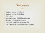 Saaremaa esitlus - inglisekeelne #2