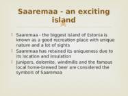 Saaremaa esitlus - inglisekeelne #4