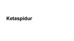 Ketaspidur