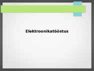 Elektroonikatööstus