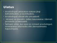Arvutivõrgud #3