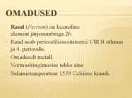 Raud ja raua omadused #2