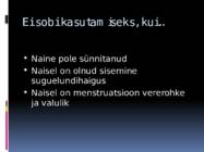 Emakasisesed rasestumisvastased vahendid #5