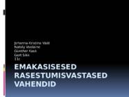Emakasisesed rasestumisvastased vahendid