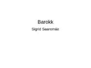 Barokk muutused c