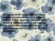 Indigolapsed #3