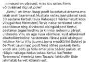 Kertu retsensioon #2