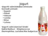 Piim ja hapupiimatooted #12