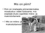 Piim ja hapupiimatooted #3