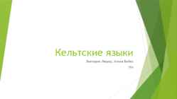 Keltskie yazyki