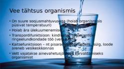 Vesi ja selle tähtsus #4