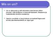 Uni ja unenäod #3
