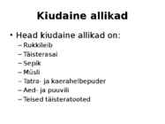 Süsivesikud ja vitamiinid #7