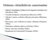 Südame rütmihäiretega patsiendi õendusabi #11