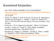 Südame rütmihäiretega patsiendi õendusabi #14