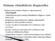 Südame rütmihäiretega patsiendi õendusabi #7