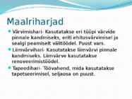 Käsitööriistad ja mehhanismid #5